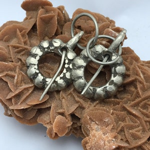 fibule petite marocain de AIT ATTA argent ancienne ,ethnique fibule antique argent