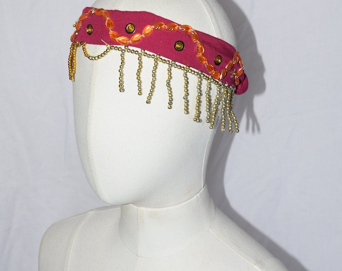 Berber Headband Sabniya , Berber head scarf tasabnit , old Berber headband