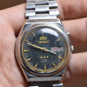 Orient Vintage Orient Automatic Day/Date 1965s black orient