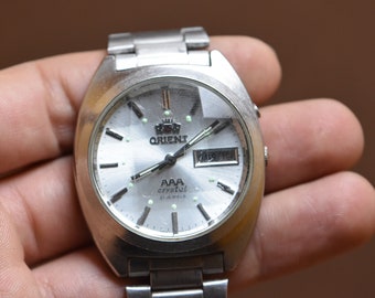 Original Orient Automatic Watch AAA Crystal 21 Jewels With Dual Calendar Etsy UK