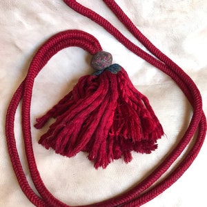 vintage silk natural belt berber moroccan , silk natural belt berber