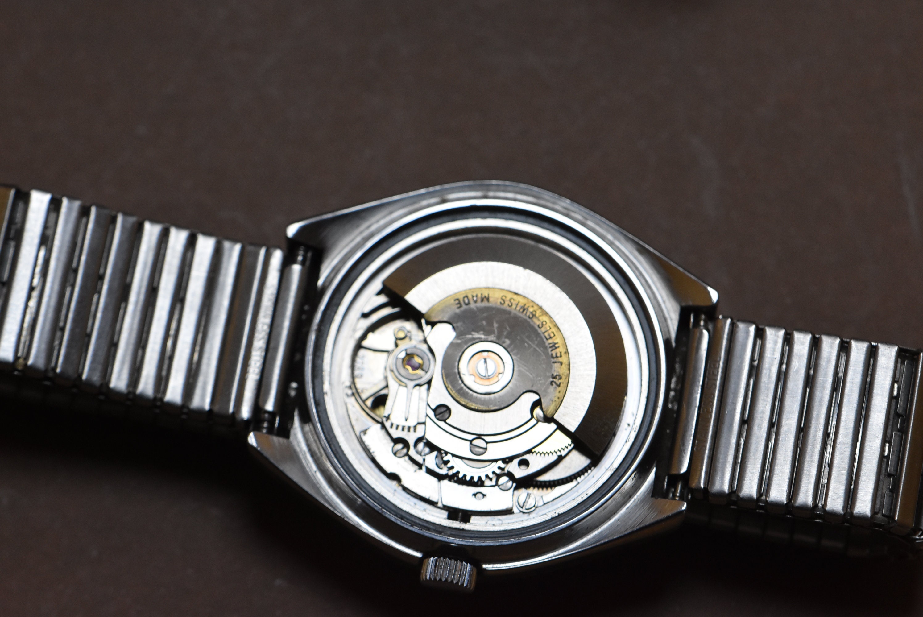 Cronel Automatic Watch 25 Jewels Incabloc Cronel Daydate Etsy Australia