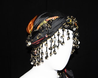 Headdress Berber , Foulard Berber , SABNIYA MOZON Ait Atta , Berber Headband