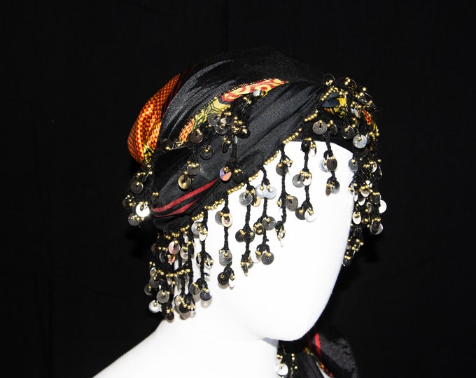 Headdress Berber , Foulard Berber , SABNIYA MOZON Ait Atta , Berber Headband