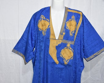 Mauritanian Traditional Dresses Daraa Bleu Tuareg Clothing