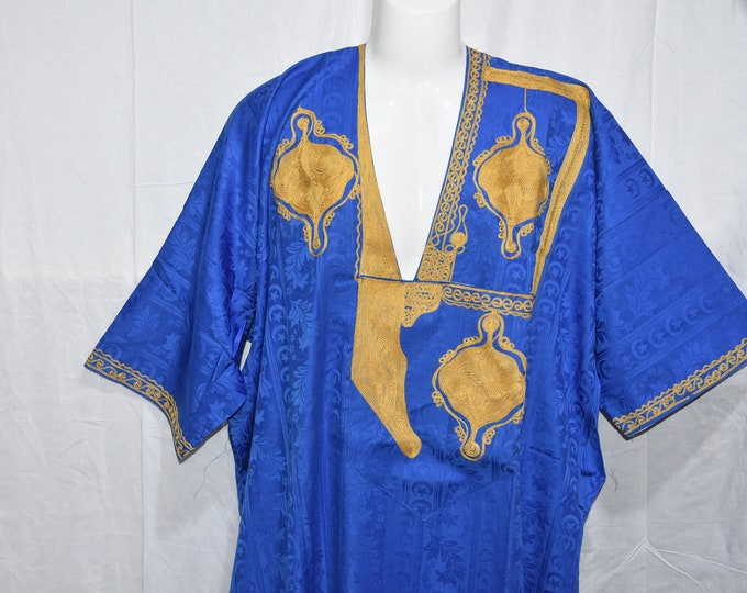 Mauritanian Traditional Dresses Daraa Bleu Tuareg Clothing