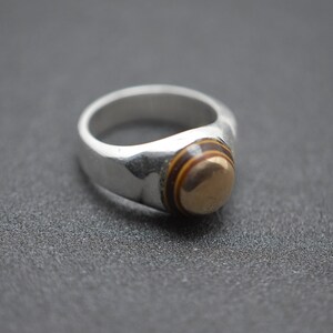 Ebony ring ,Berbère ring silver solid handmade désert rings ,ethnic ring , tuareg ring