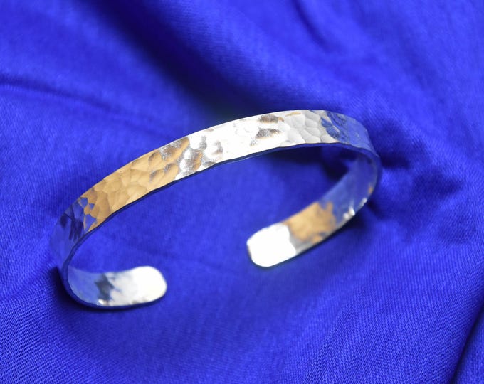 Bracelet Tuareg Argent - Hammered Cuff Silver