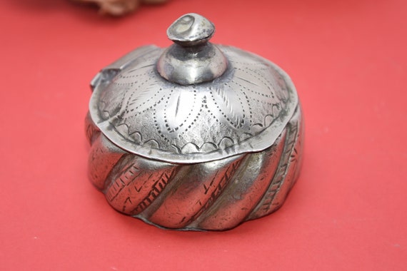 COFFRET BOITE À BIJOUX Vintage Berbere ancienne , Boite Bracelet Marocain