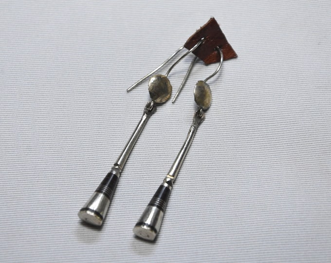 Tuareg earrings silver handmade,ethnic touareg earrings,engraving by hand