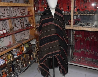 Wedding Blanket Handira brown , moroccan carpet, berber, bedding blanket, Handmade and High Quality, old berber handira