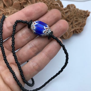 chevron beads necklace tuareg,ethnic african necklace