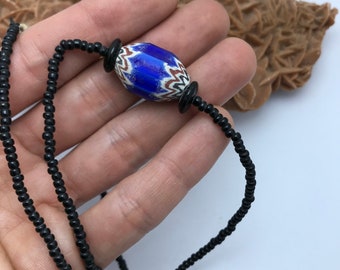 chevron beads necklace tuareg,ethnic african necklace
