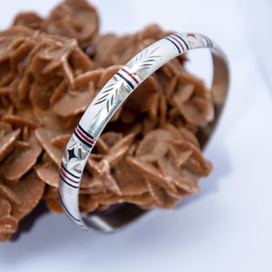 Bracelet ethnique en argent de la Mauritanie, maure bracelet argent, bracelet Touareg en argent Touareg, bracelet, bracelet ancien
