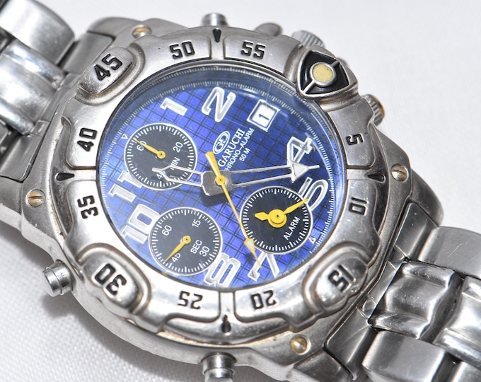 GARUCHI watch ALARM-chronographe water resist 50M