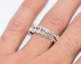 Paire Ring Mauritanian Silver Handmade