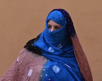 Tuareg Dress woman , Melhfa Berber sahraoui mauritania