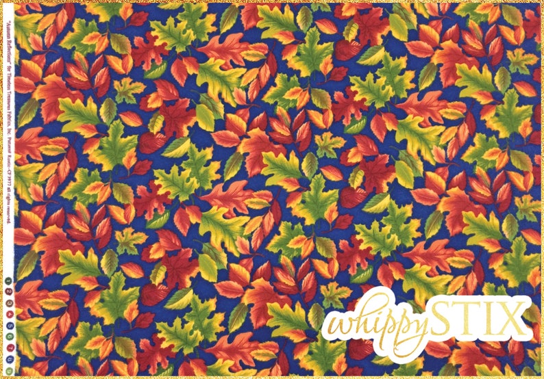 Leaf Flannel Fabric by the Yard Autumn Reflections Timeless - Etsy
