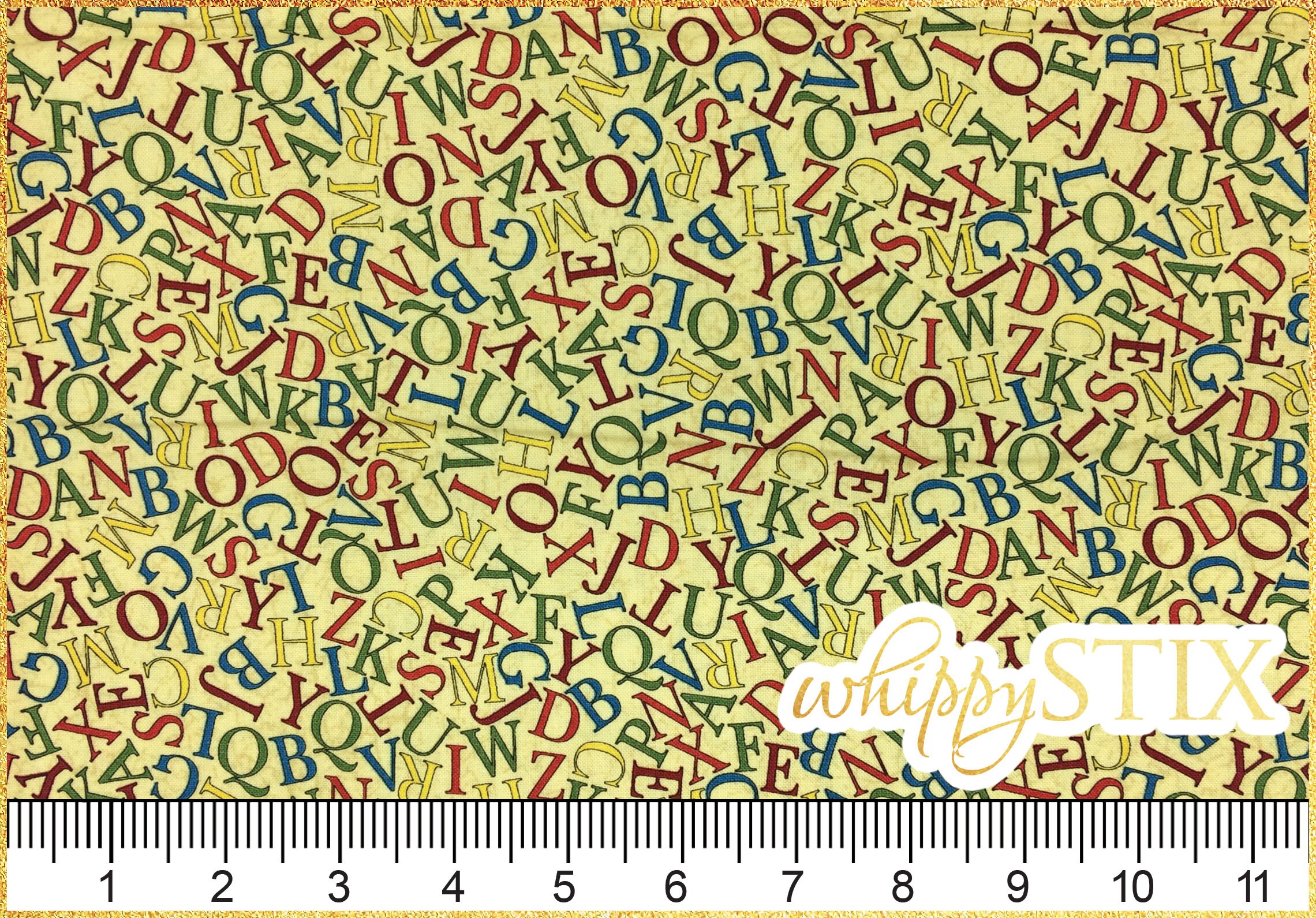 Vintage Educational Fabric by the Yard ABC Primer by Graphic Etsy