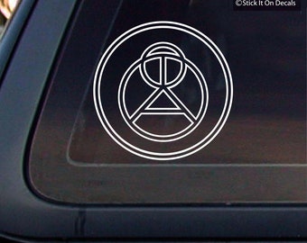 Coheed and Cambria NEW Logo, 5x5,Decal,Sticker,Car window decal, Car sticker.        *Free Shipping*