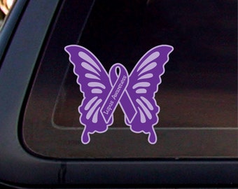 Lupus Awareness Butterfly 5x5,Decal,Sticker,Car window decal, Car sticker.         *Free Shipping*