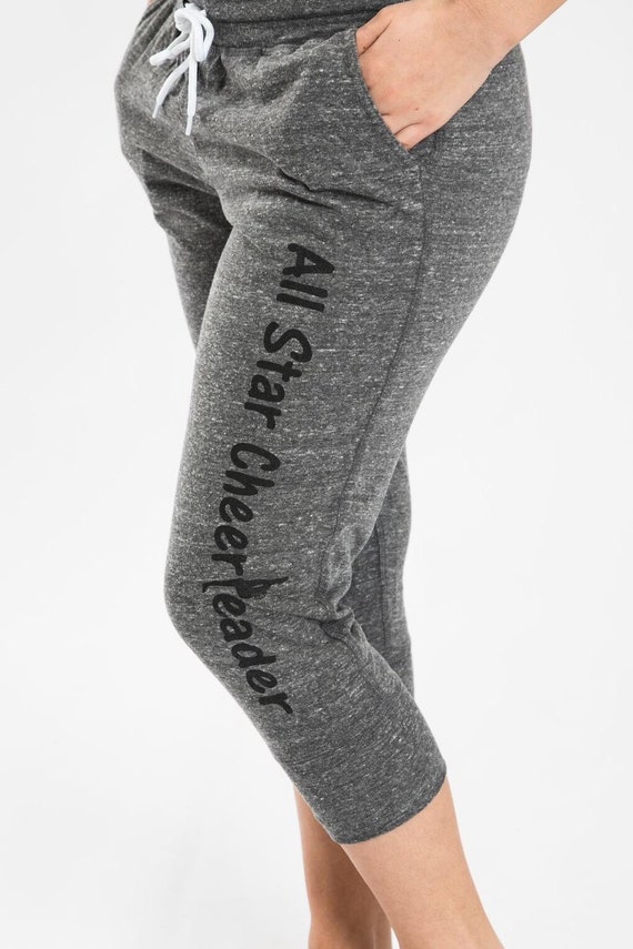 Cheerleading Capri Cheer Sweats Etsy