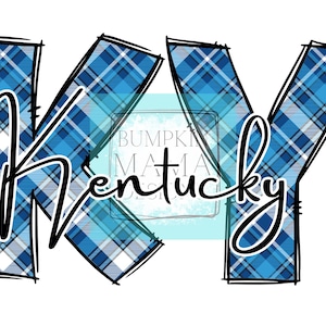 Kentucky Plaid PNG Digital File For Sublimation Tshirt, Totebag, Sweatshirt, KY, Wildcats