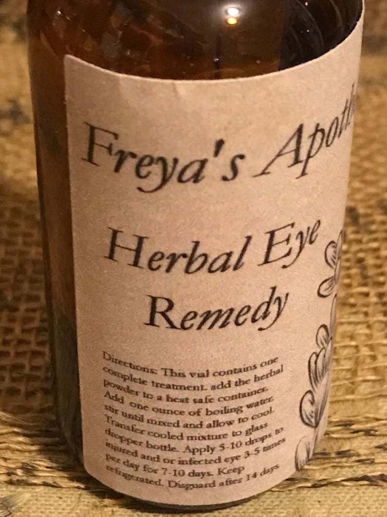 Herbal Eye Wash Remedy Deluxe Kit Etsy