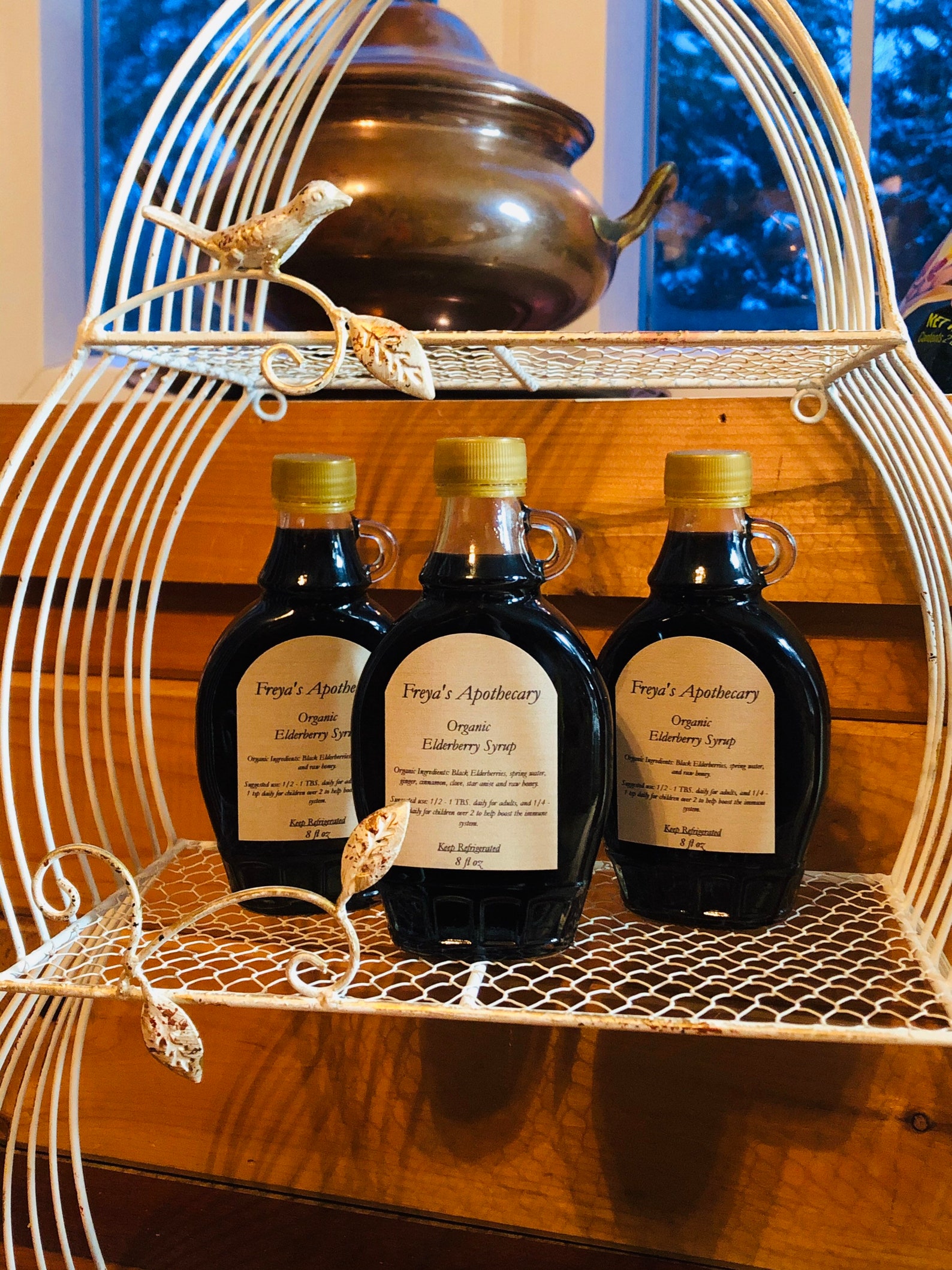 Organic Elderberry Syrup Etsy