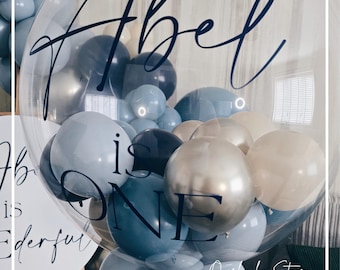 Personalised Custom Vinyl Decal : Party Transfer For All Occasions - Best Fits 18/24 Inch Balloon