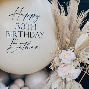 Personalisierter benutzerdefinierter Vinylaufkleber: Party-Transfer für alle Gelegenheiten - am besten für einen 18/24-Zoll-Ballon