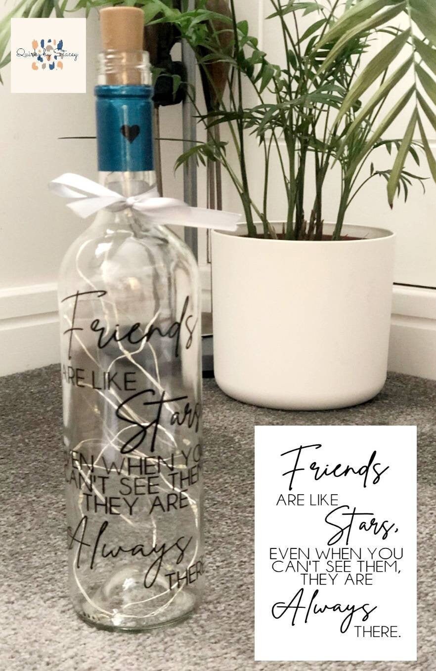 Wine Bottle Custom Decal Vinyls Personalised Labels Wine Etsy