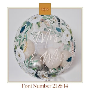 Vinilo adhesivo personalizado: Ideal para fiestas y cualquier ocasión. Se adapta perfectamente a globos de 18/24 pulgadas.