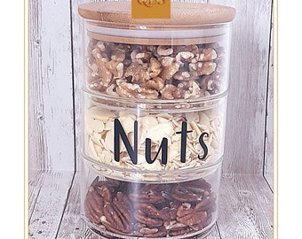 Personalised Kitchen Storage Labels: Vinyl Decal Stickers for Jars, Boxes and Containers