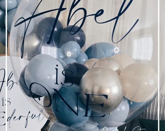 Personalised Decal Vinyl for 18/24 Inch Balloons or A4 Signage