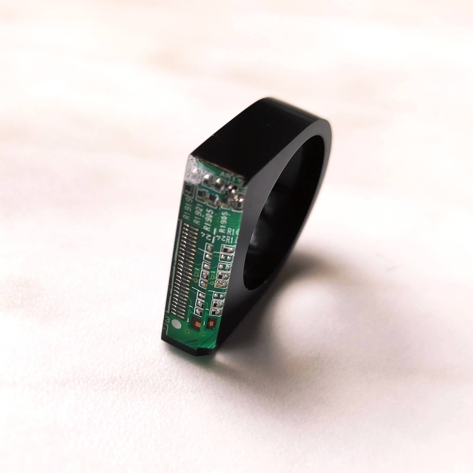 Circuit Board Ring Resin Ring Circuit Rings Geek Ring for Etsy