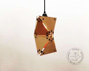 21neun Hängeleuchte | Star.Light 2.0 Ahorn | Holz Deckenlampe Hängelampe Wood Pendant Pendelleuchte Skateboard Furnier Warm Designerlampe