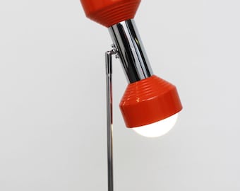 Design Stehleuchte Stativ | 21neun Upcycling Lampe | DDR VEB NARVA Typ 3033 | Space Age Industrial