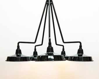 21neun Industrie Kronleuchter Sonderanfertigung Industrial Design Chandelier Loft Welding Lamp Lampe Deckenlampe