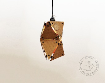 21neun Hängeleuchte | Star.Light 2.0 Eiche | Holz Deckenlampe Hängelampe Wood Pendant Pendelleuchte Skateboard Furnier Warm Designerlampe