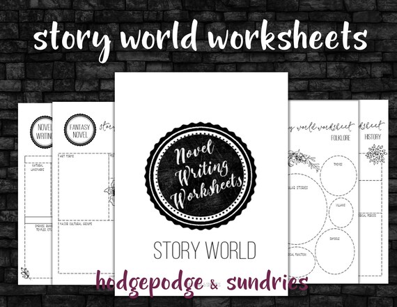 Novel Writing Printables Story World Worksheets Novel Etsy Novel Writing Printables Story World Worksheets Novel Etsy
