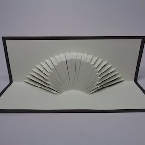 Meerestreppe Origamic Architecture Pop-Up Card – 3D Kirigami Paper Art – Handmade Gift