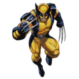 Wolverine Kreuzstichmuster