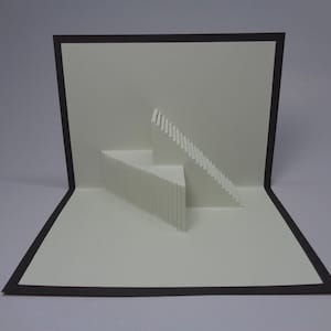 Blocks Origamic Architecture Pop‑Up Card – 3D Kirigami Paper Art – Handmade Gift