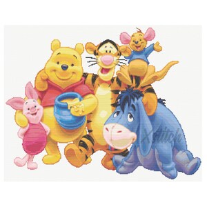 Winnie The Pooh Cross Stitch Pattern