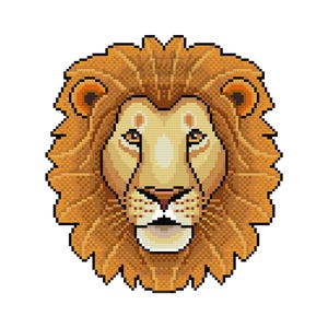 Lion Cross Stitch Pattern