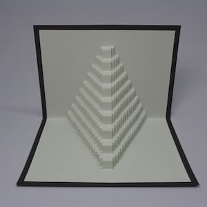 The Jungle Gym Origamic Architecture Pop‑Up Card – 3D Kirigami Paper Art – Handmade Gift