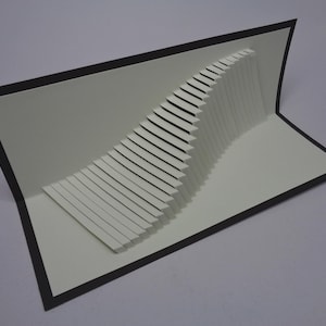 The Sahara Origamic Architecture Pop‑Up Card – 3D Kirigami Paper Art – Handmade Gift