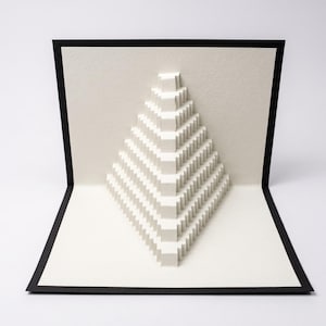 The Jungle Gym Origamic Architecture Pop‑Up Card: 3D Kirigami Paper Art - Handmade