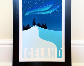 Iceland - travel print